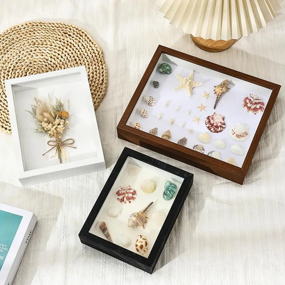 Creative Hollow Dried Flower Plant Photo Frame Handmade DIY Display 3D Picture Frame Deep Large Shadow Box Display Case 액자