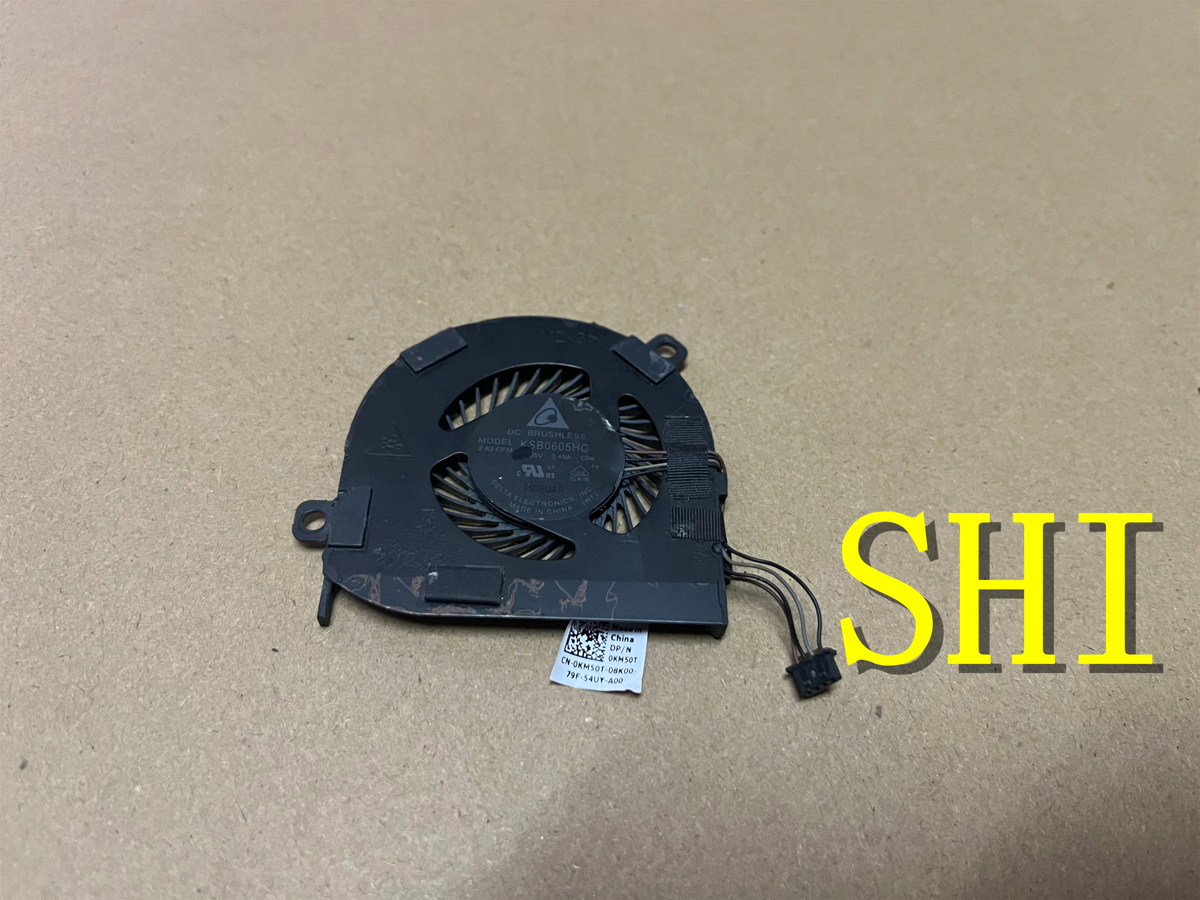 KSB0605HC FOR Original used Dell Latitude 7280 7290 7380 7390 CPU Cooling Fan EG50040S1-C920-S9A 0KM50T free shipping