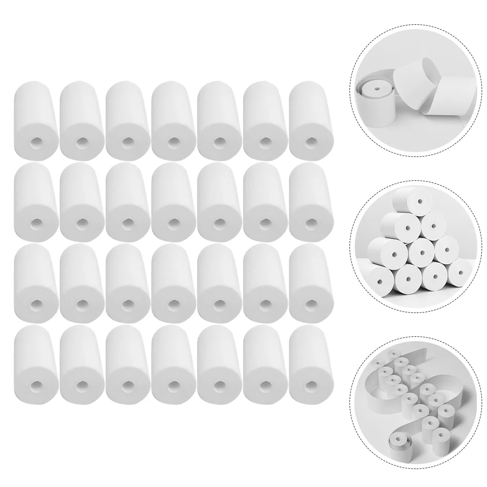 40 Rollen Bon Kassa Papier Multifunctionele Thermische Scroll Wit Winkelen