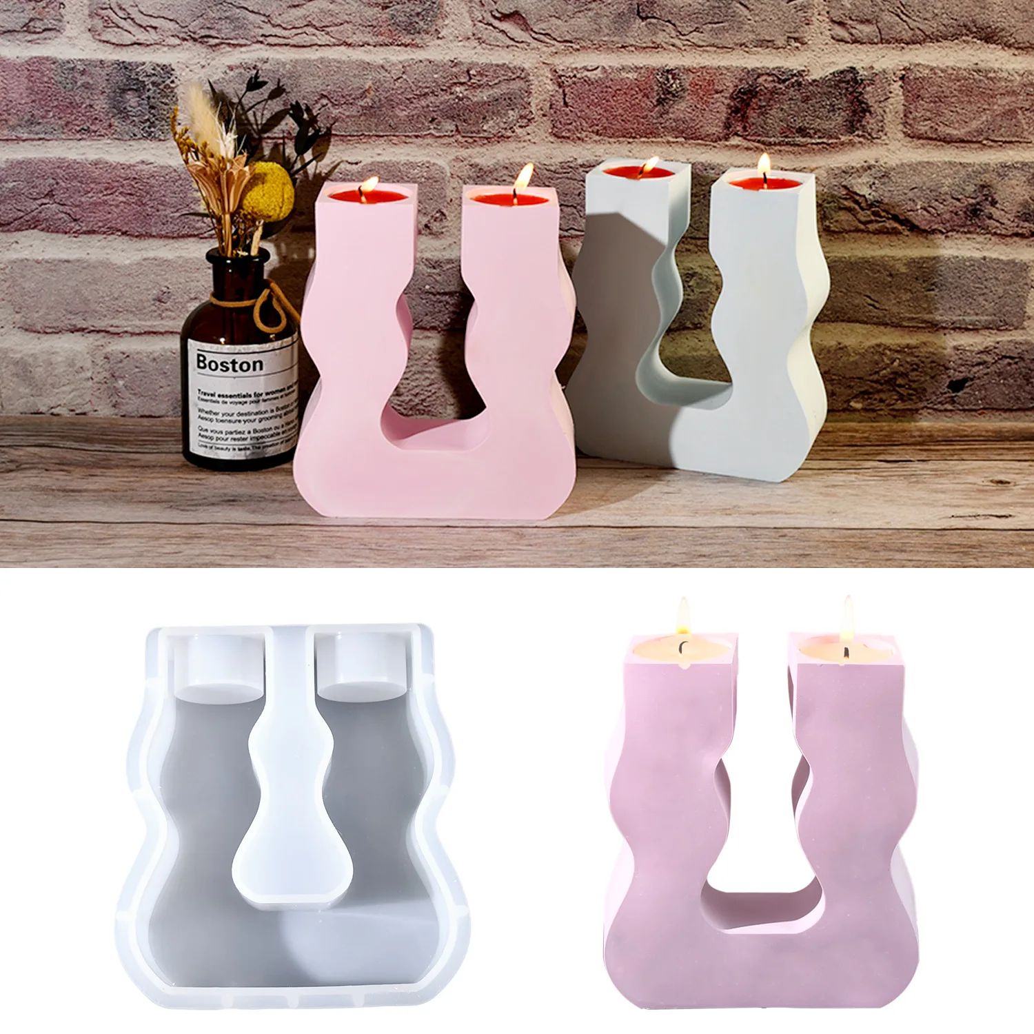แม่พิมพ์เรซิ่นอีพ็อกซี่ DIY รู - Candle Mold Silicone บทวิจารณ์และราคา