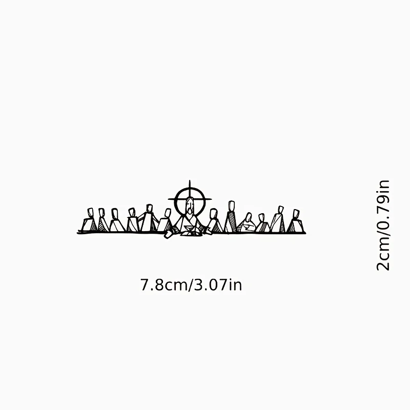 Last Supper Sticker Christian Faith Vinyl Decal Art Car Mirror Truck Motorcycle Laptop Phone Jesus Gift