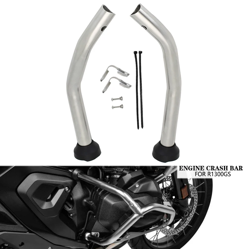For BMW R1300GS R 1300GS R1300 GS Motorcycle Engine Crash Bar Bumper Frame Protection Reinforcements Bar Kit 2024 2025
