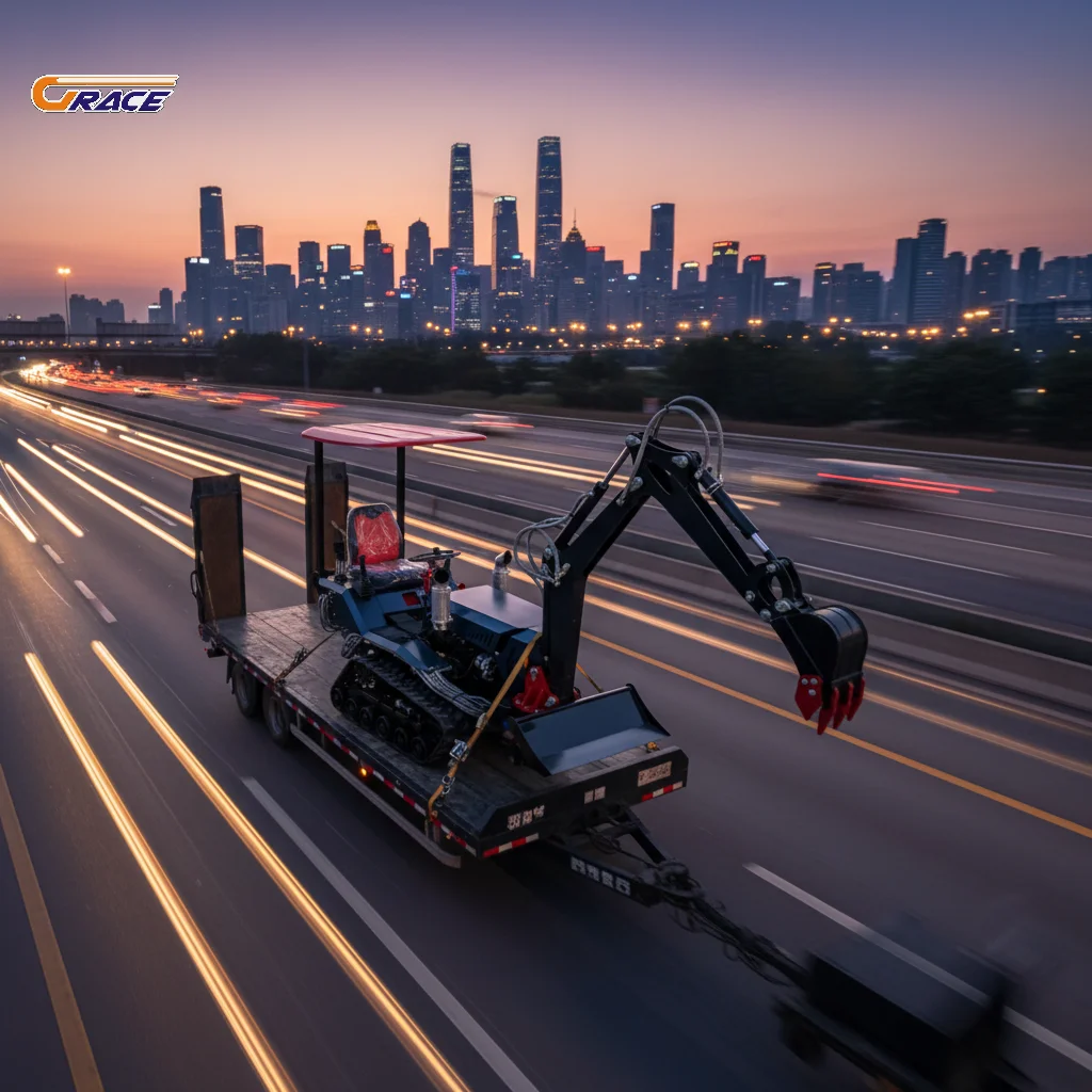 

Customize Land leveling tractor with ditching rotary tiller excavator bucket and bulldozer blade