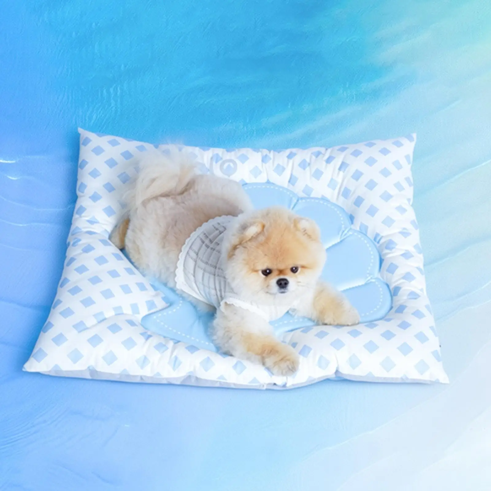 

Cooling Mat For Dogs Reusable Portable Ergonomic Shell Shape Pad Summer Sleeping Mat For Pets Puppy Rabbits Animal Summer