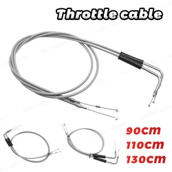 Weaving Steel Wires Throttle Cable case for Harley Sportster XL1200 883 Dyna Road King Electra Glide