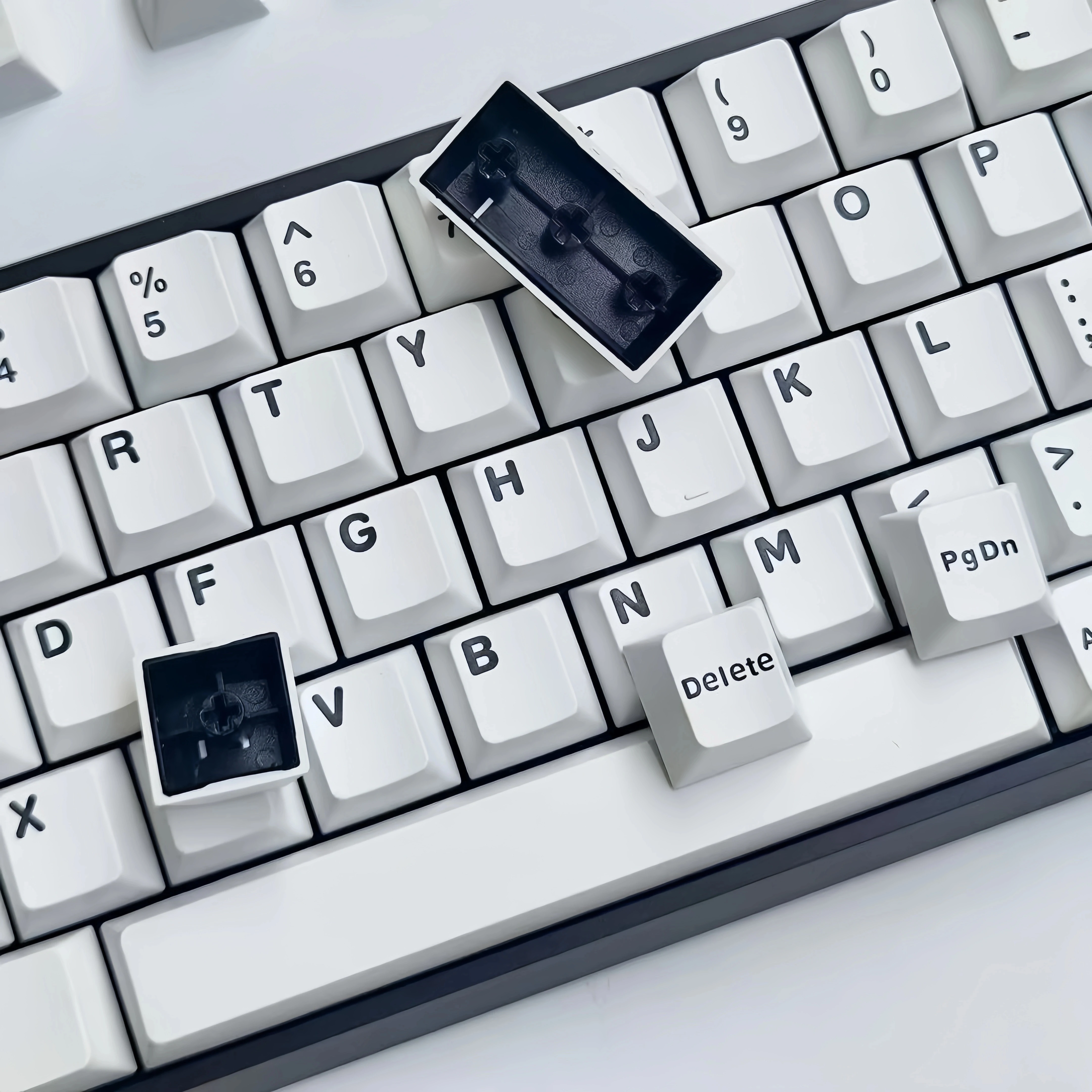 120 Klawiszy Minimalistyczny Styl Białe Nakładki na Klawisze Double Shot PBT Profil Cherry do Przełączników Cherry MX Klawiatura Mechaniczna do Gier — zdjęcie produktu 4