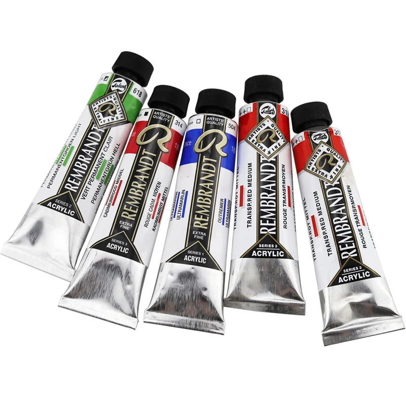 Netherlands imported REMBRANDT Acrylic paint 40ml artist professional acrylic paint tubular single art supplies