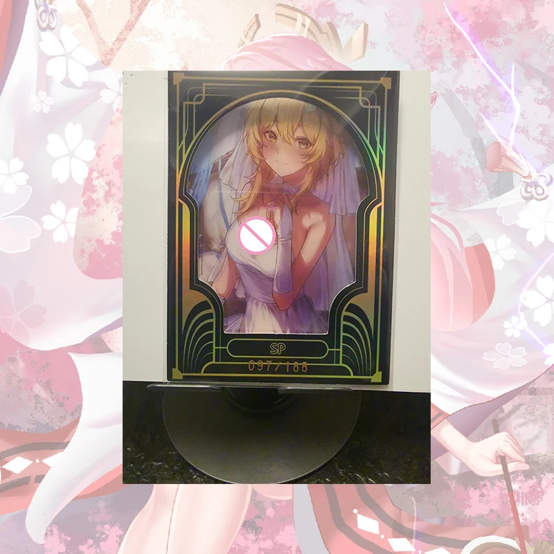 Anime Goddess Story SP EX Cards Megumin Rem Nakano Nino Yae Miko Raiden Shogun Shenhe Nahida Kamisato Ayaka Collectible Cards - view 4