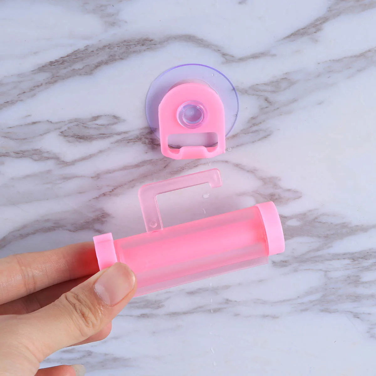 

Toothpaste Squeezer Roller Tool Rolling Dispenser Holder Bathroom Sucker Device for Adhesive Lotion Ointment