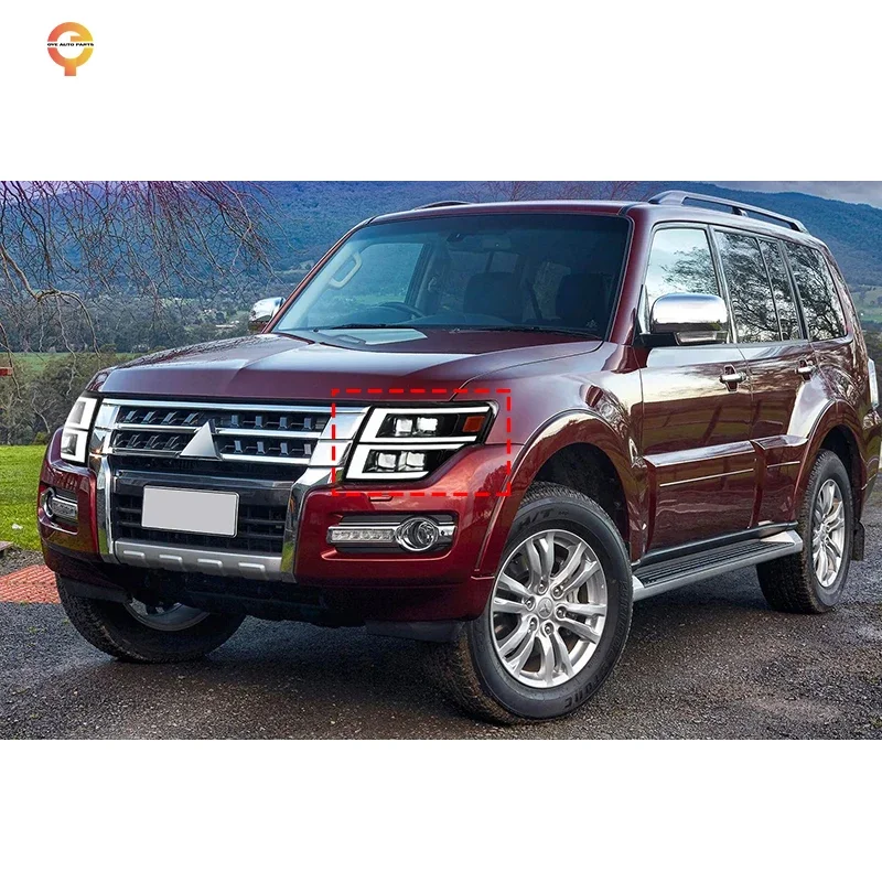 Modified CAR LED HEADLIGHTS Headlamp Rear Tail Light for Pajero