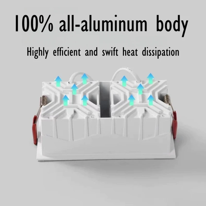Modern Recessed Led Downlight Simple Led Ceiling Downlight Deep Anti-glare Indoor Led Spot Lighting For Home Office Stores Lamp