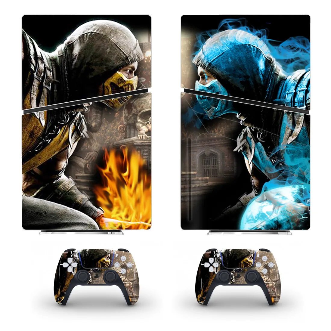 mortal-kombat-ps5-slim-pele-disco-adesivo-protetor-decalque-capa-para-console-controlador-vinil-novo