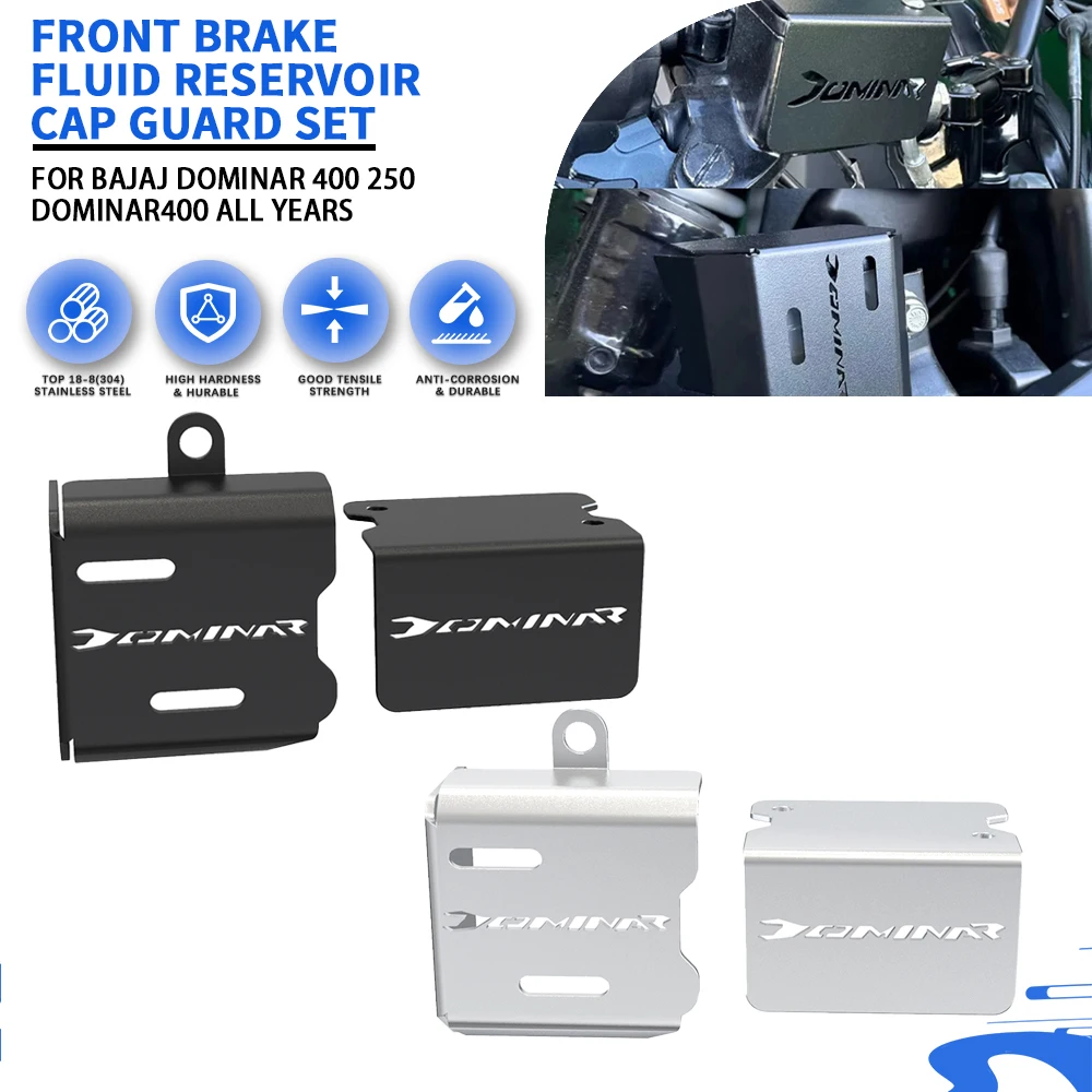 

Для BAJAJ Dominar 400 250 Dominar 400 всех лет, аксессуары для мотоциклов, передняя и задняя крышка бачка тормозной жидкости, защитная крышка