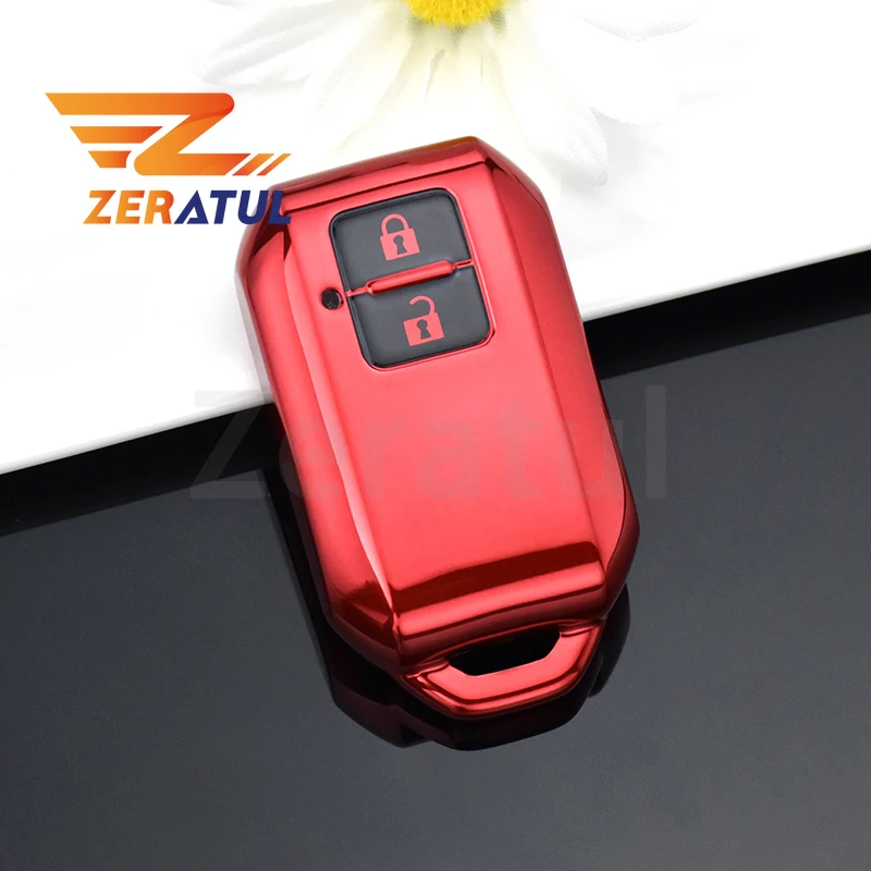 For Suzuki Swift Lgnis for Suzuki Monopoly Wagon R Japanese 2button Smart Key Case Cover Shell Holder Protector Accessories