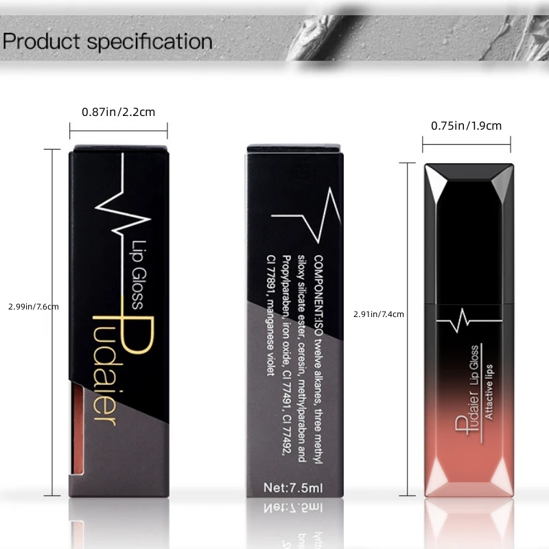 ベスト リップ メイクアップ 17 色セクシー マット ロング ラスティング リップグロス リキッド リップスティック リップ クリーム