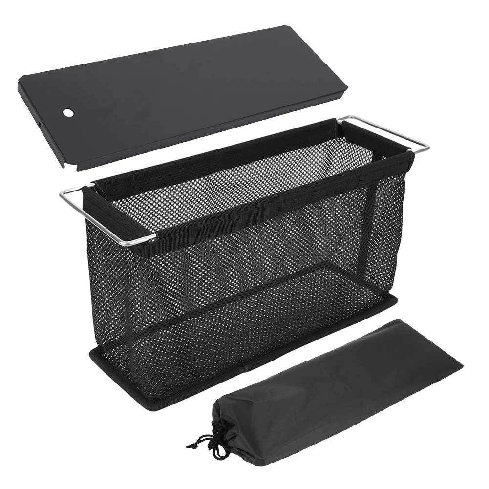 2 قطعة وحدة IGT سلة قابلة للطي شبكة استنزاف سلة المحمولة سلة التخزين شبكة الحرس سلة قابلة للطي لملحقات طاولة IGT في الهواء الطلق #5