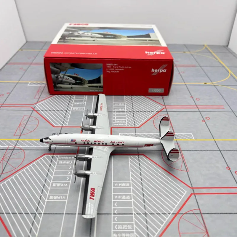 هيربا أجنحة دييكاست 1:200 مقياس TWA/Lufthansa/Alaska الخطوط الجوية L-1649A سبيكة نموذج طائرة سبيكة الانتهاء لعبة تذكارية هدية