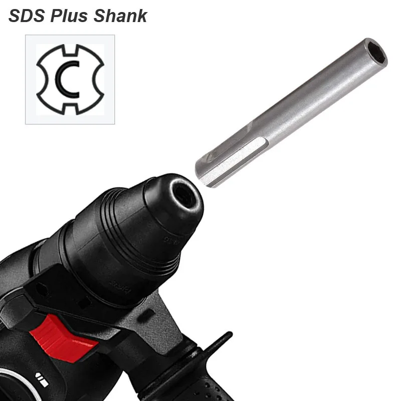 SDS Plus to 1/4 Inch Hex Shank Magnetic Adapter product image 4
