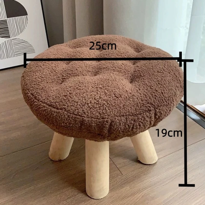 Cute Design Stool Brown Floor Small Portable Vanity Stool Clearance Entrance Mueble Recibidor De Entrada Weird Furniture