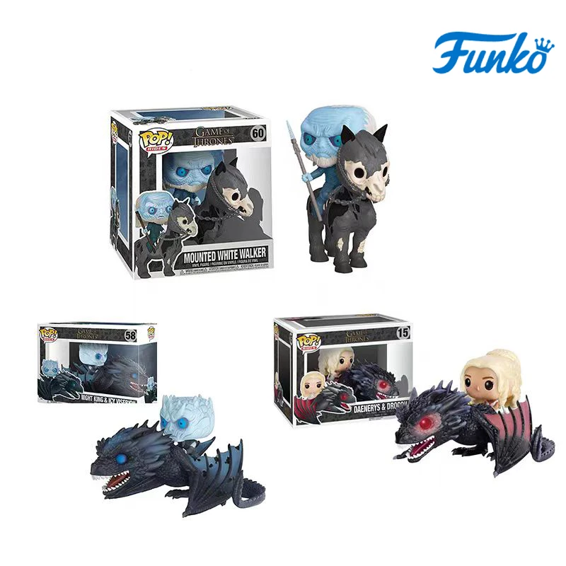 Funko Pop Juego de Jon Snow 49 #   La Montaña 54 #   Tronos Daenerys 03 #   Olenina 64 #   Tyrion Renly Lord figura colección modelo juguetes