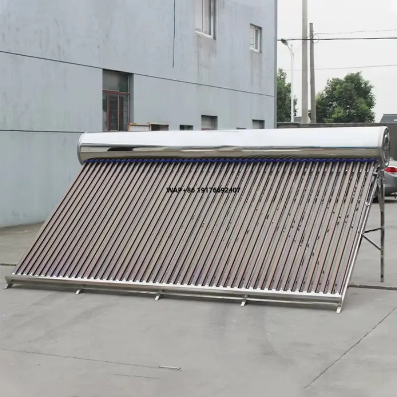 House Smart Stainless Steel Photoelectric Integrated Complete Set  Rural Bathing Solar Energy Water Heater