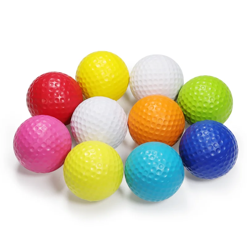 42.6mm golf PU foam soft ball, golf practice soft ball, golf