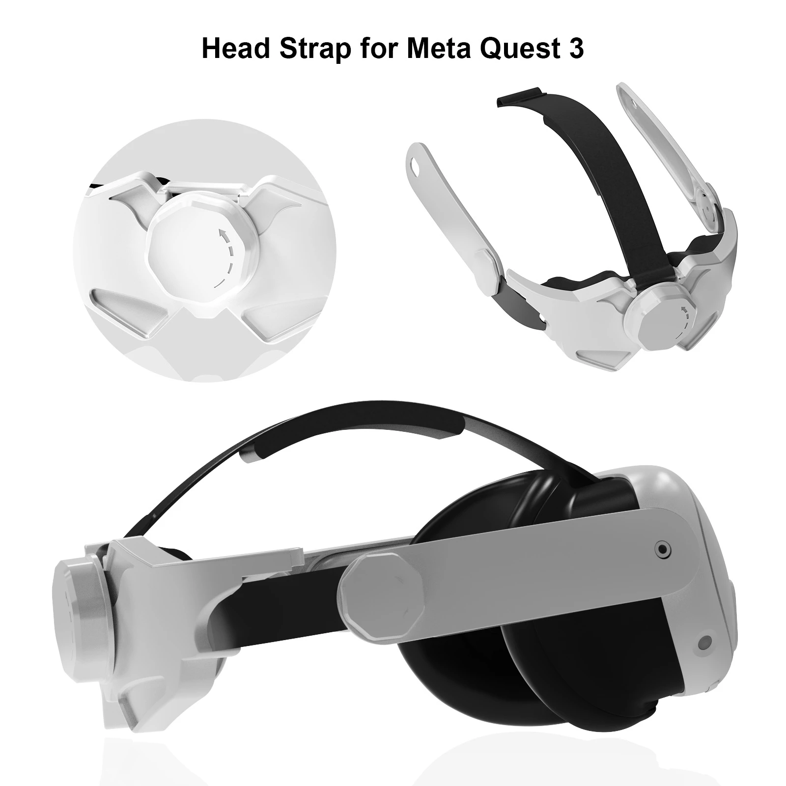 Picture 7: For quest3 VR Glasses Adjustable Headband for quest3 Multi-Angle Adjustable Headband