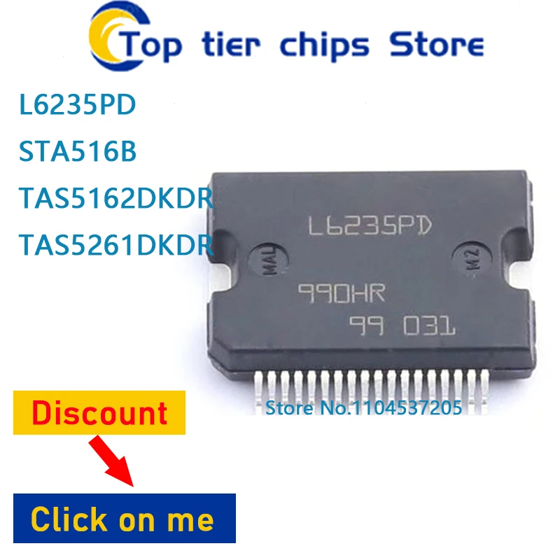 

5 шт./лот L6235PD STA516B TAS5162DKDR TAS5261DKDR HSSOP36 100% НОВЫЙ