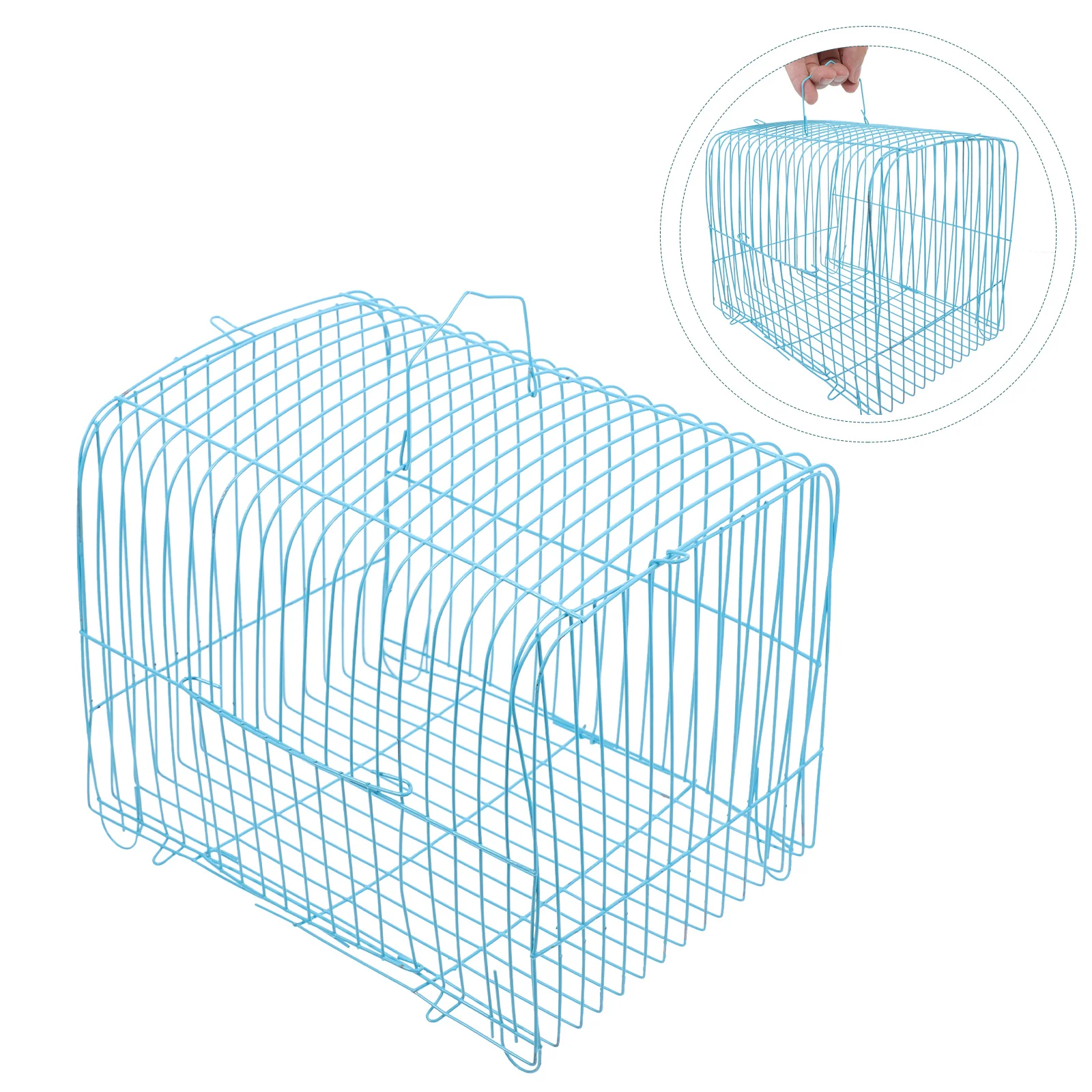 

Portable Cage Parrot Small Birds Breeding Cage Steel Wire Cage Parrot Cage Carrier Cages For Birds Bird Carrier