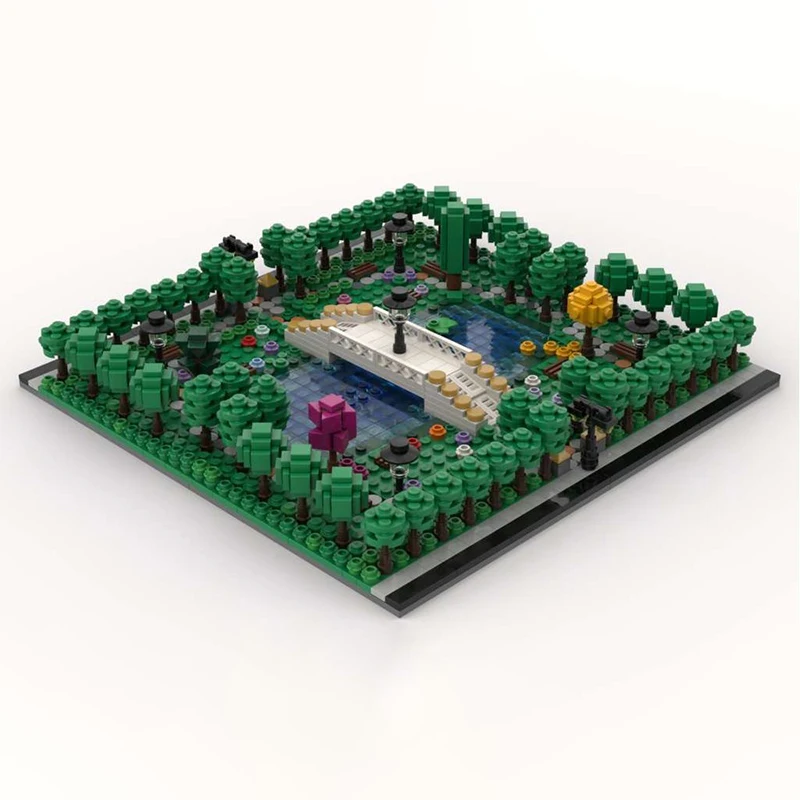 

1421pcs MOC Modular Streetscape Mini Park Model Building Blocks Construction Toys Christmas Gifts Education Brick Kids DIY Idea