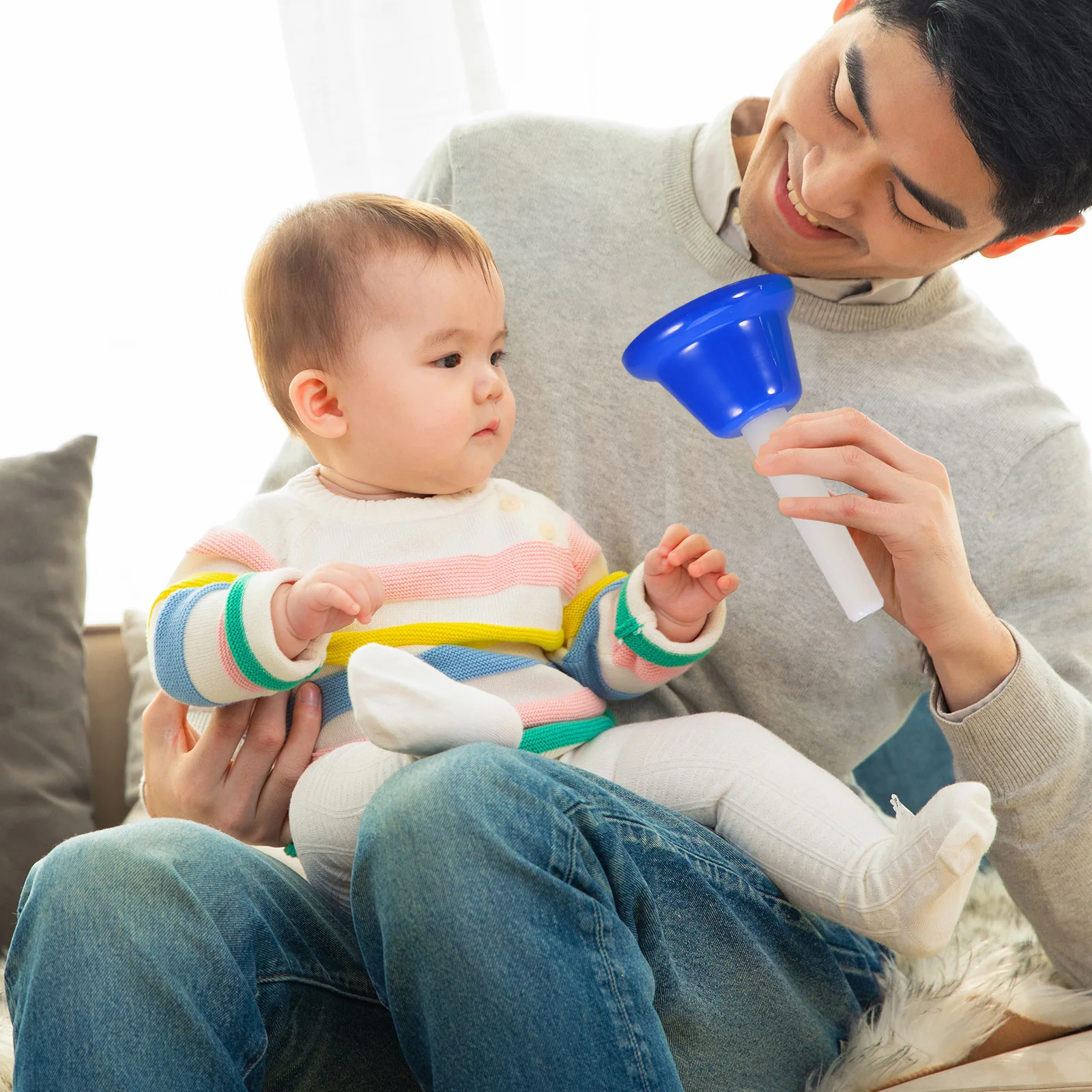 

8Pcs Hand Bells Musical Set Colorful for Early Music Learning Instruments Bell Instruments for