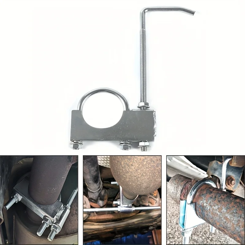 

Universal 2.5 Inch Stainless Steel Car Exhaust Pipe Clamp Hook Auto Accessory Exhaust Hanger Clip for Vehicle