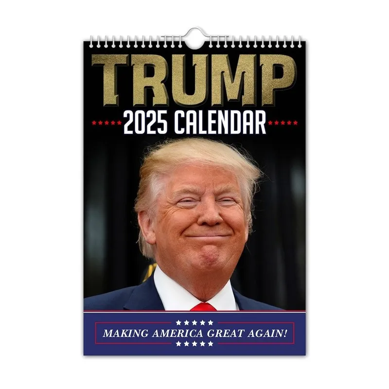 Wall 2025 Calendar Featuring Legends Wall Calendar For 12-Month 2025 Featuring Wall Accessories Planner Trump Desk Calendar