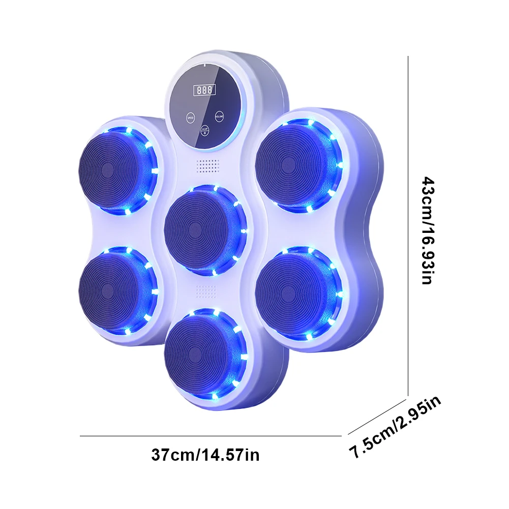 Умная музыкальная боксерская машина для взрослых и детей, спортивный тренажер для фитнеса и бокса, тренировочная стенка для бокса, домашняя мишень, реакция на упражнения