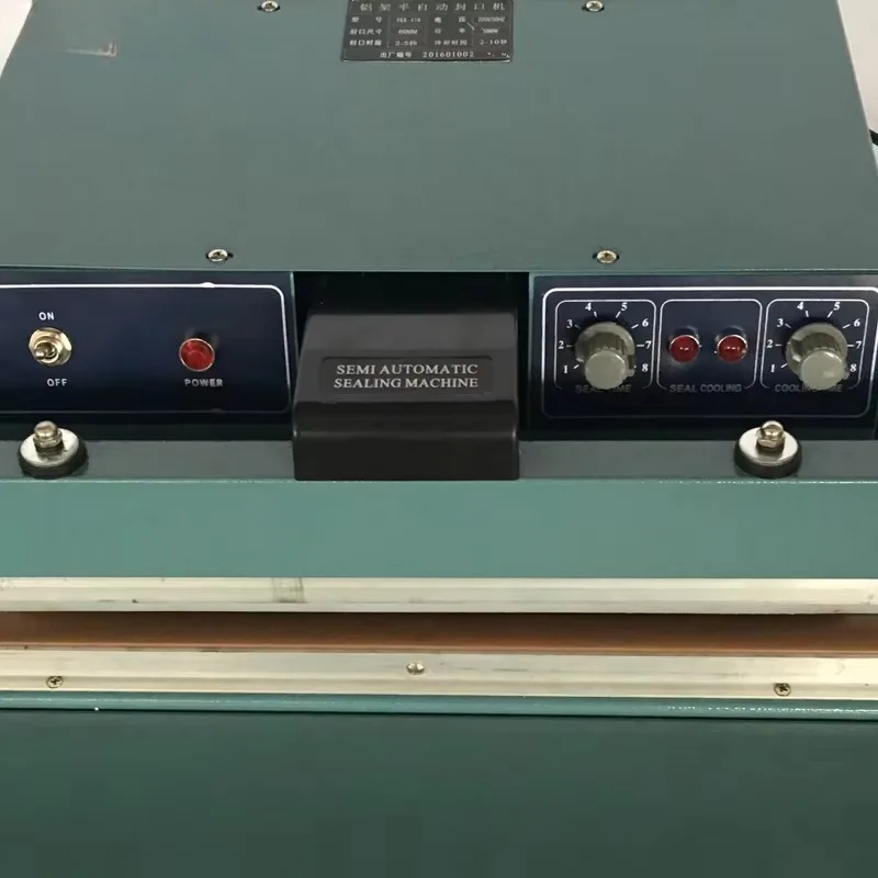 Semi-automatic Pedal Sealing Machine Plastic Bag Edge Sealer 450 Aluminum Frame
