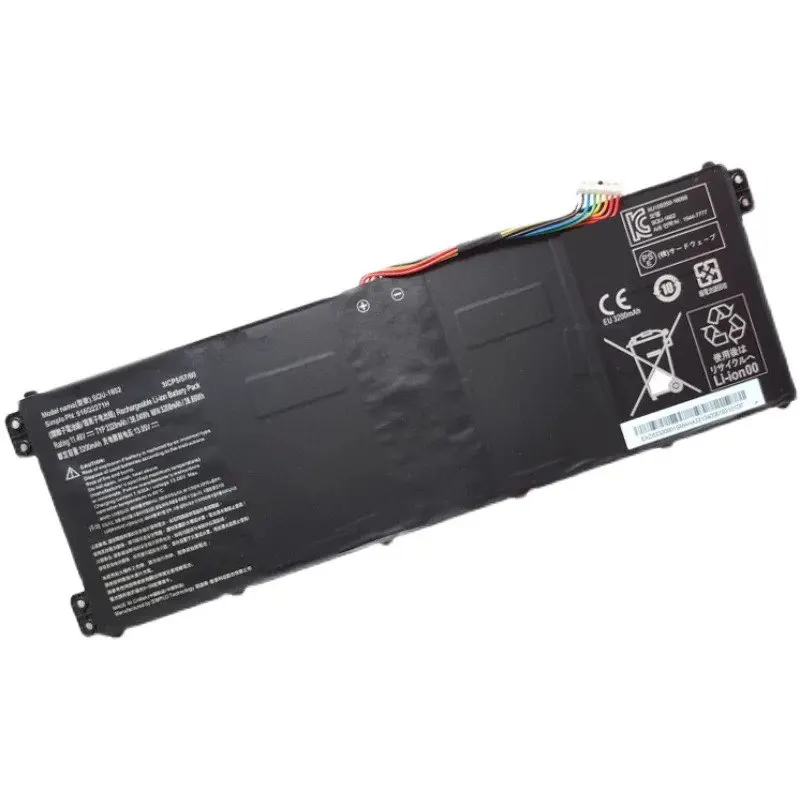 

SQU-1602 SQU-1604 Laptop Battery for Hasee X5-CP5D1 CP5E1 CP5S1 CP7D1 CP7S1 3916Q2271H 916Q2271H QL9S06 11.46V 38.04Wh/3320mAh