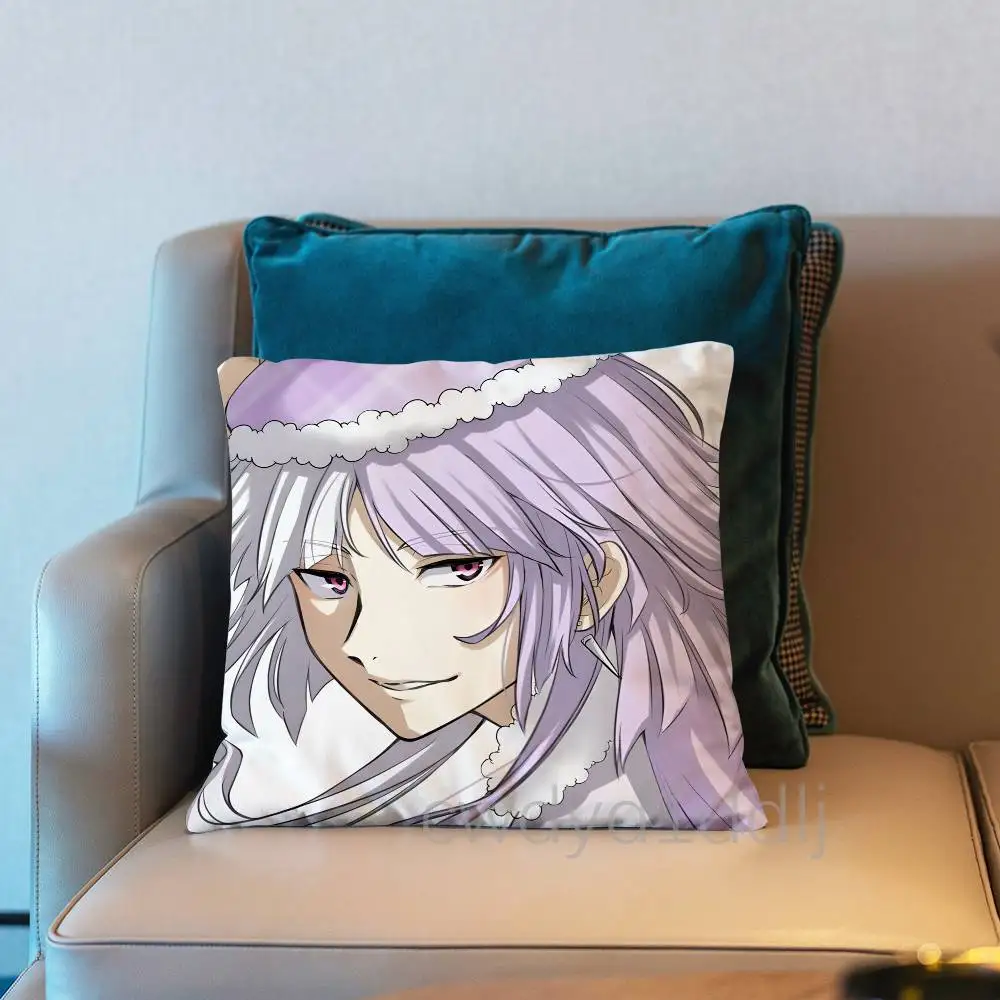 S-Sigma BSD B-Bungo Stray Dogs Pillow Case Short Plush Sofa Decorative Gift Home Double-sided Printing Cushio