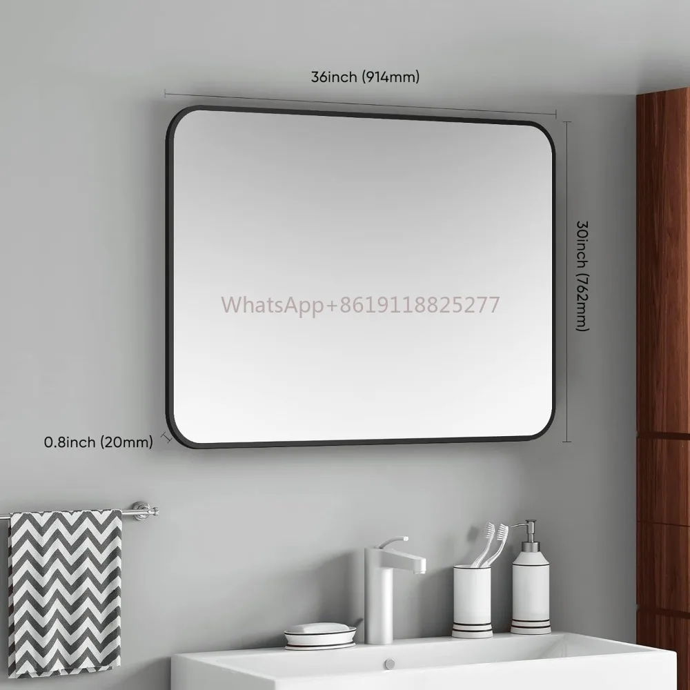 

Bath Fixture, Home Improvement, Free ShippingMetal Framed Bathroom Mirrors, Rectangle Mirror, Wall Mount, Vanity Mirror