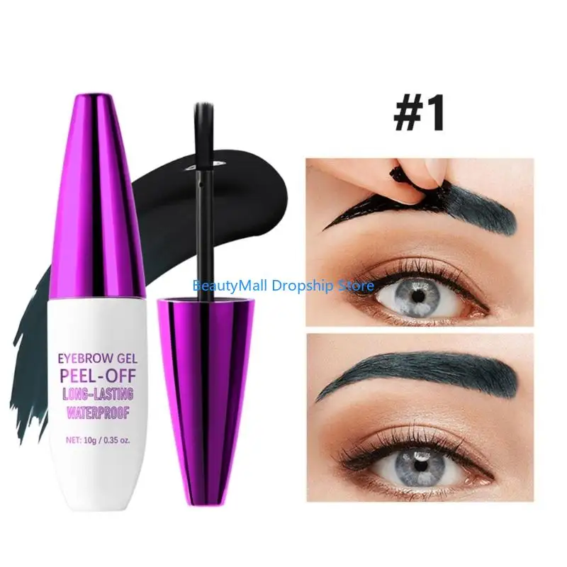 40JD décolle le Gel à sourcils tatoué, le Gel à sourcils teinté décolle le tatouage, Gel teinture pour sourcils résistant