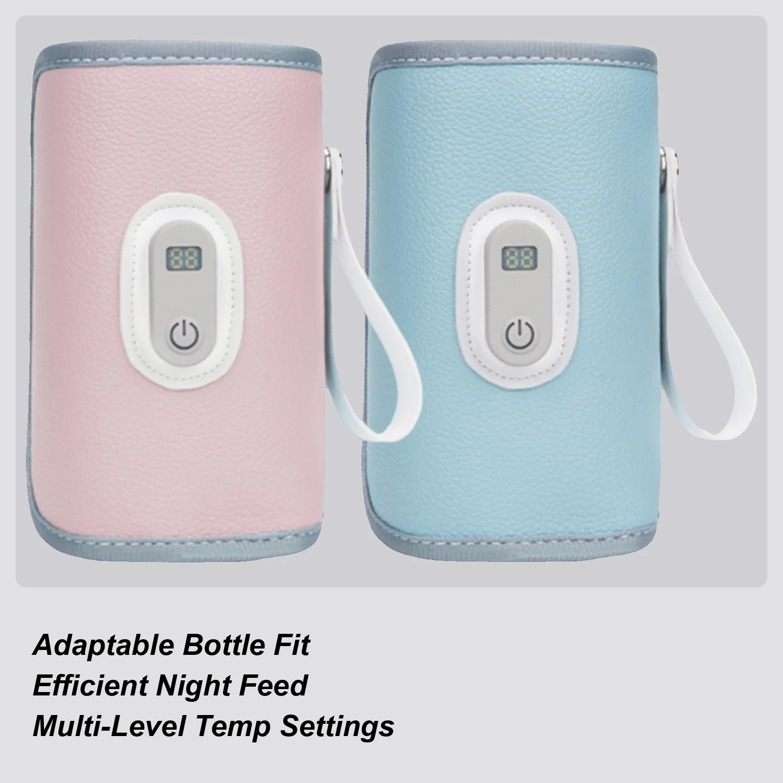 Milk Warmer for Baby Constant Temp Warming Sleeve Digital Display Breastmilk Warmer for Toddler Boy Girl Dad Parent Home Nursery