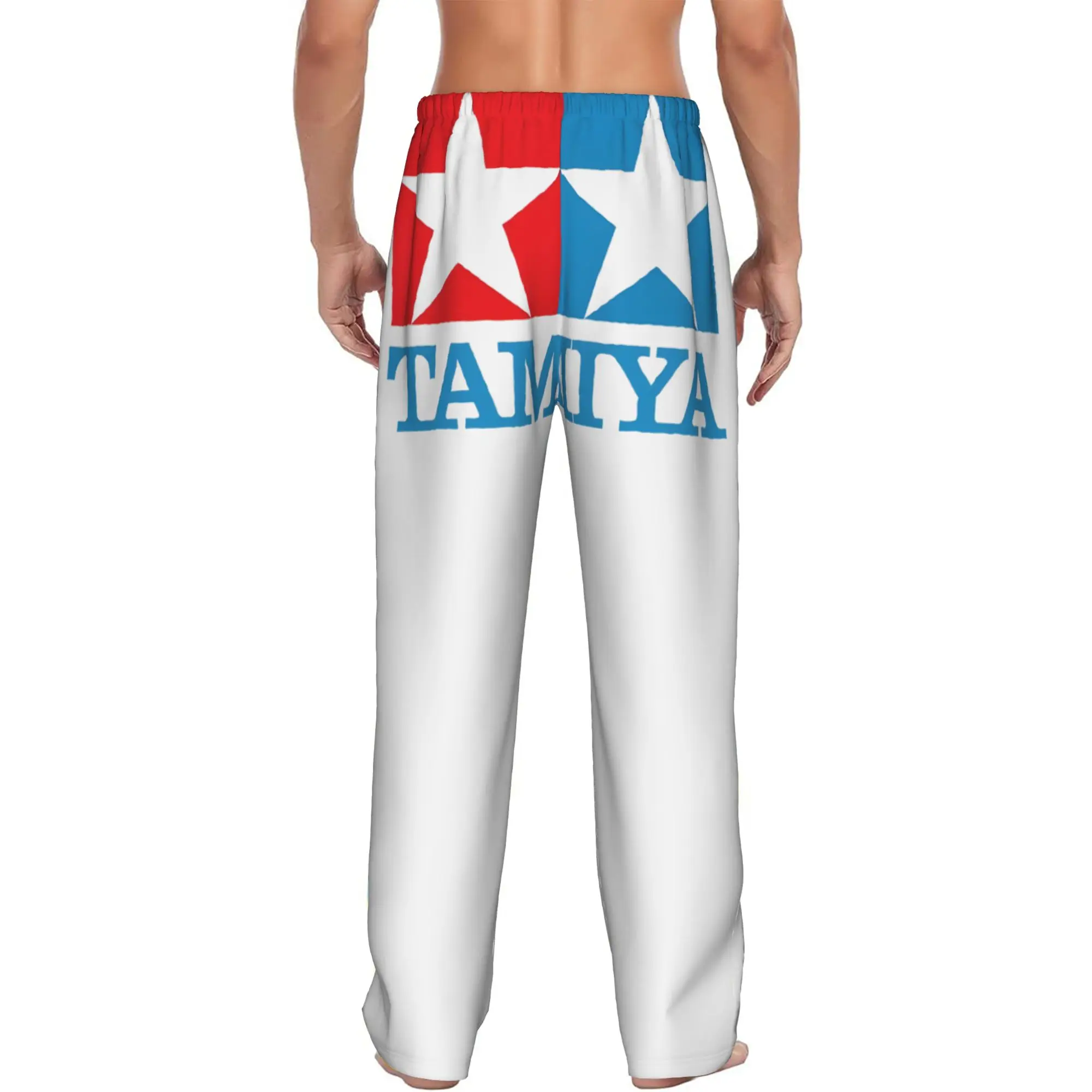 Custom Tamiyas Pajama Pants Sleepwear for Men Elastic Waistband Classic Logo Sleep Lounge Bottoms with Pockets - view 3