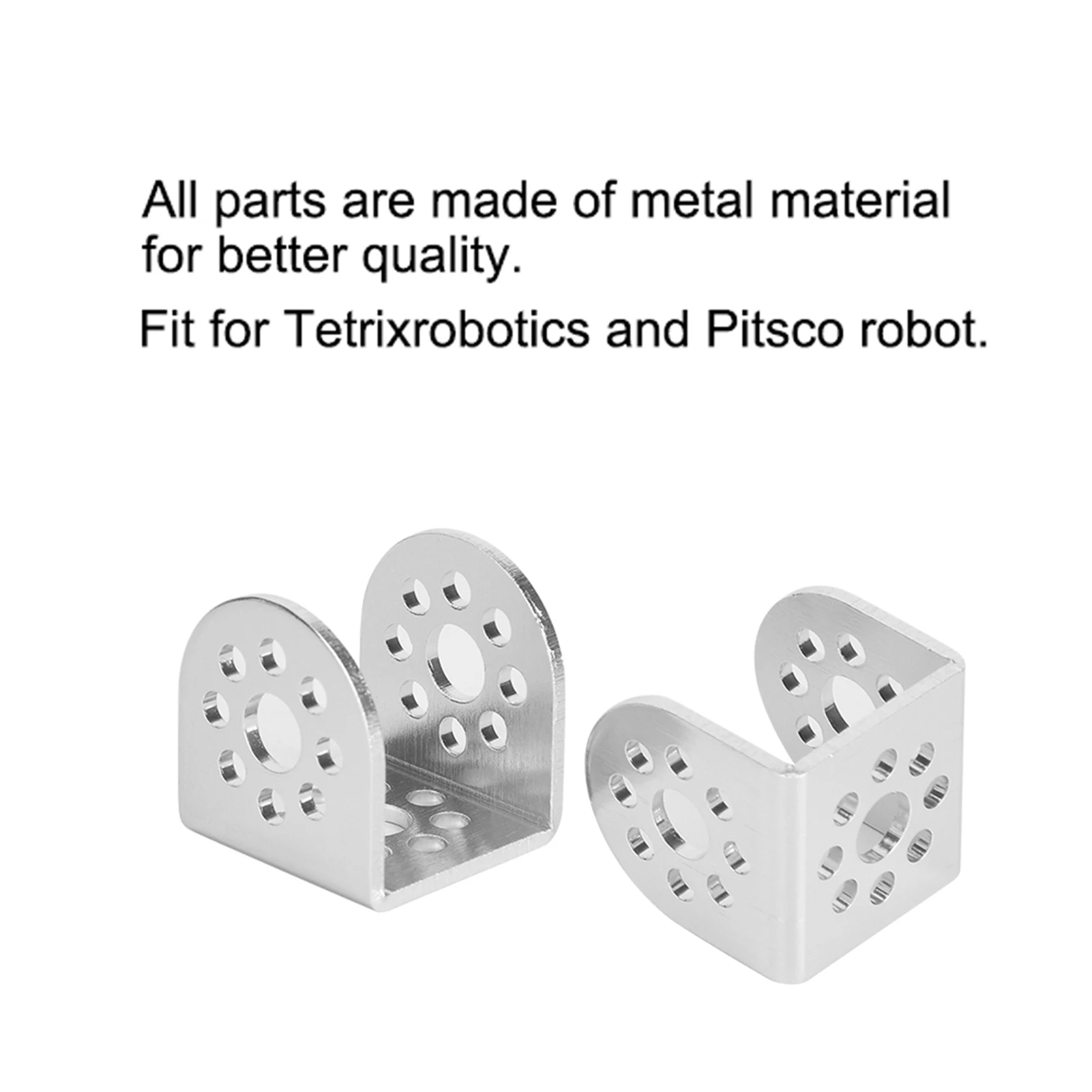 2 pcs C Type Connection Bracket compatible for TETRIX Tetrixrobotics Pitsco Robotics Robot Part Accessory