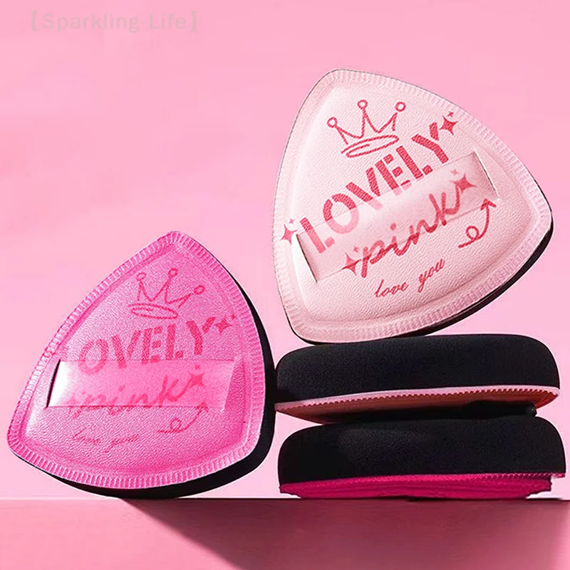 【JYA1】 Soffio per cipria portatile morbido e confortevole Applicatori per fondotinta bagnato e asciutto a doppio uso Spugna per trucco Design alla moda