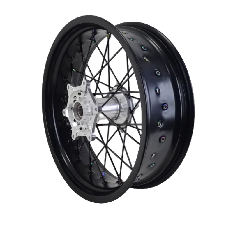 Melhor preço Fit exc sxf mcxc te fe 16/17 Polegada roda dianteira supermoto fora da estrada bicicleta roda falou