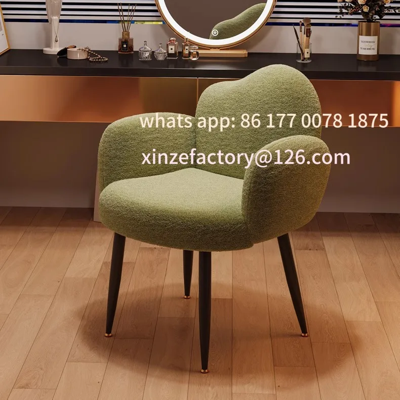 Anpassbarer Make-up-Hocker für Mädchenschlafzimmer, einfaches modernes Zuhause