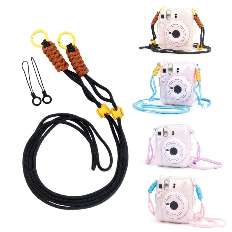 Versatile Braided Camera Neck Strap Multi-functional Sports Mounting Solution