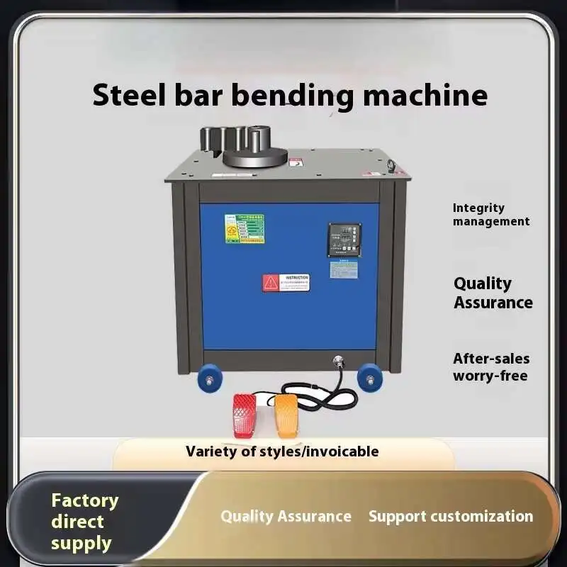 CNC Steel Bar Bending Machine Fully Automatic Bidirectional Pedal Steel Ring Round Machine Hoop Bender