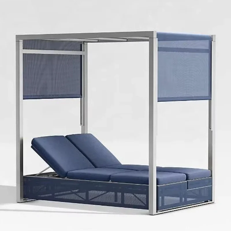 

Outdoor furniture hotel large sofa bed double recliner beach bed