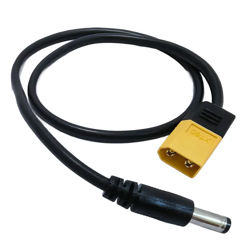 Ultra-soft  TS101/T12 XT60 Bullet Connector to Male DC5525/DC5521 Power Cable for Fly FPV Multirotor Field Repairs Apply