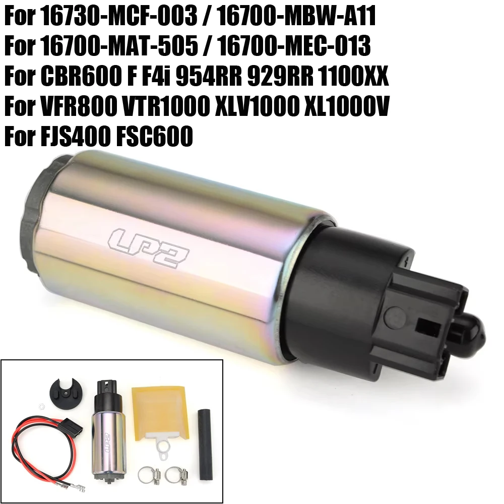 Fuel Pump For Honda CBR600 F F4i CBR929RR CBR954RR CBR1100XX CB900F ST1300 VFR800 VTR1000 XLV1000 XL1000V FJS400 FJS600 FSC600